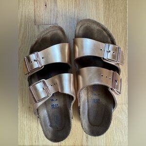 Rose Gold Birkenstocks